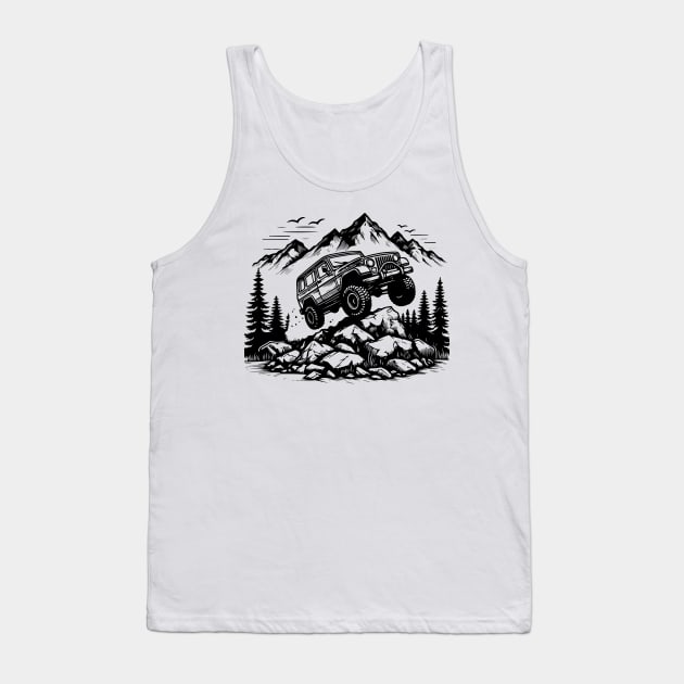 off road car Tank Top by raventink